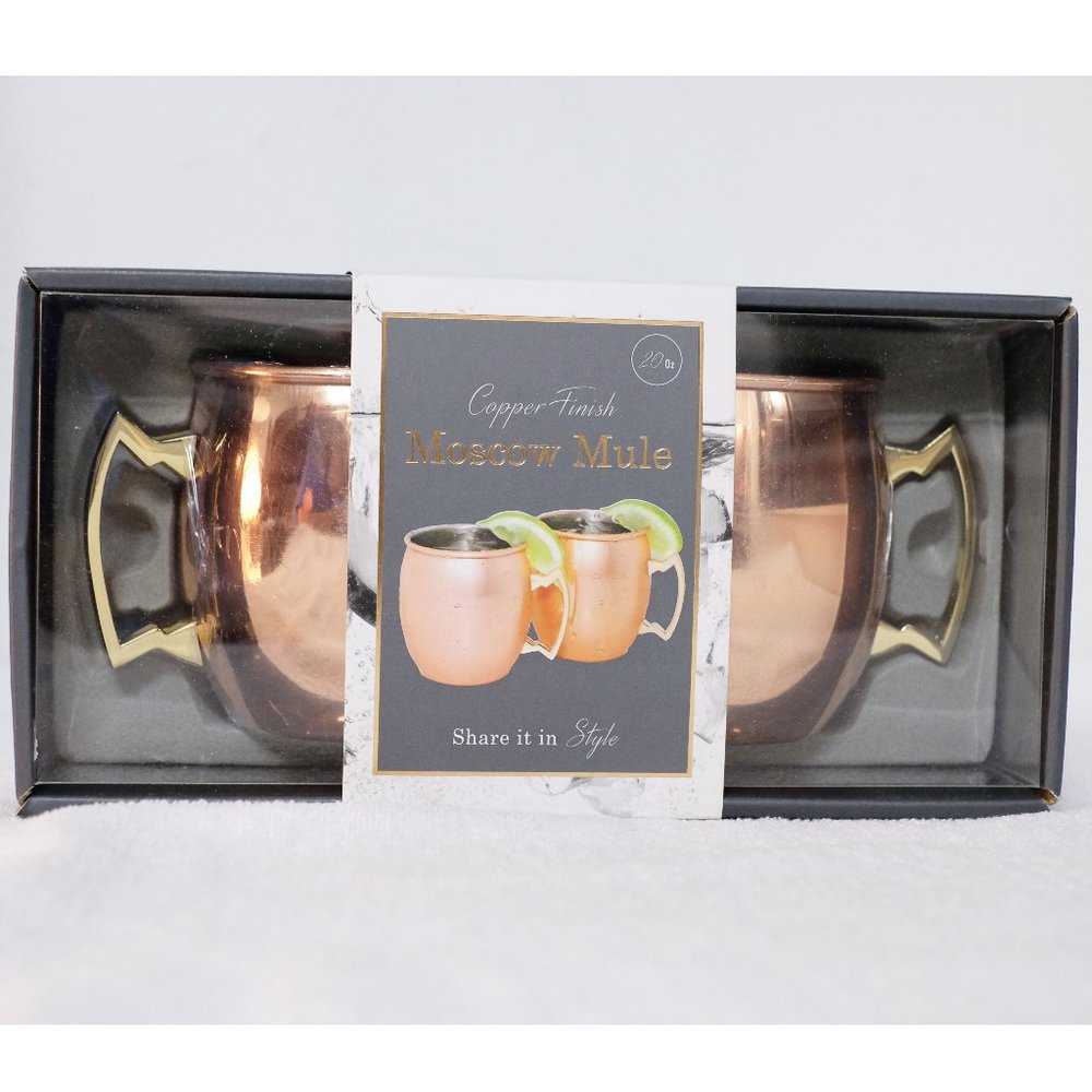 Moscow Mule 20oz Copper Finish Mug Set of 2
